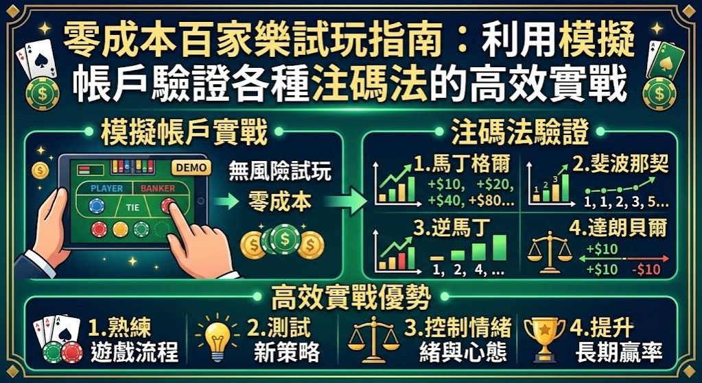 利用模擬帳戶驗證各種注碼法的高效實戰